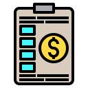 external clipboard-money-phatplus-lineal-color-phatplus icon