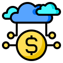 external cloud-currency-phatplus-lineal-color-phatplus icon