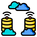 external cluster-cloud-algorithm-phatplus-lineal-color-phatplus icon