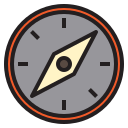 external compass-logistics-phatplus-lineal-color-phatplus icon