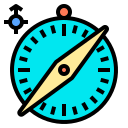 external compass-travel-tools-phatplus-lineal-color-phatplus icon