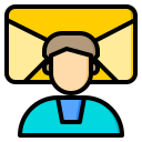 external contacts-email-phatplus-lineal-color-phatplus icon