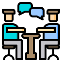 external conversation-presentation-phatplus-lineal-color-phatplus icon