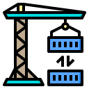 external crane-warehouse-phatplus-lineal-color-phatplus icon