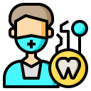 external dentist-odontologist-phatplus-lineal-color-phatplus icon