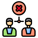 external disagreement-comunication-phatplus-lineal-color-phatplus icon