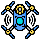 external drone-artificial-intelligence-phatplus-lineal-color-phatplus icon