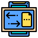 external file-transfer-mobile-network-phatplus-lineal-color-phatplus icon