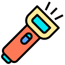 external flashlight-travel-tools-phatplus-lineal-color-phatplus icon