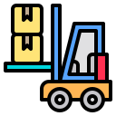 external forklift-shipping-phatplus-lineal-color-phatplus icon