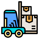 external forklift-warehouse-phatplus-lineal-color-phatplus icon