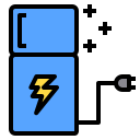 external fridge-electricity-phatplus-lineal-color-phatplus icon