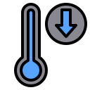 external low-temperature-weather-phatplus-lineal-color-phatplus icon