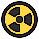 external radiation-power-energy-phatplus-lineal-color-phatplus icon