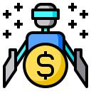 external robot-currency-phatplus-lineal-color-phatplus icon