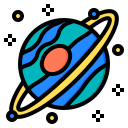 external saturn-aerospace-phatplus-lineal-color-phatplus icon