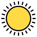 external sun-weather-phatplus-lineal-color-phatplus icon