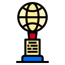 external world-cup-award-phatplus-lineal-color-phatplus icon