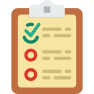 external checklist-communications-prettycons-flat-prettycons icon