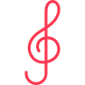 external clef-music-and-instruments-prettycons-flat-prettycons icon