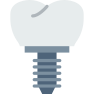 external crown-dentistry-prettycons-flat-prettycons icon