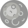 external moon-space-prettycons-flat-prettycons icon