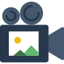 external videocamera-multimedia-prettycons-flat-prettycons icon