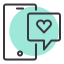 external chat-valentines-day-random-chroma-amoghdesign icon