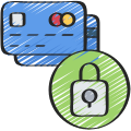 external card-cyber-security-sketchy-sketchy-juicy-fish icon