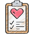 external checklist-health-sketchy-sketchy-juicy-fish icon