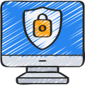 external computer-information-security-sketchy-sketchy-juicy-fish icon