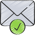 external email-user-interface-design-sketchy-sketchy-juicy-fish icon