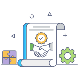 external Agreement-business-partners-smashingstocks-filled-outline-smashing-stocks-4 icon