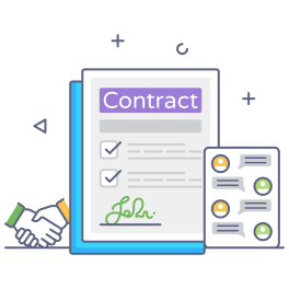 external Contract-business-partners-smashingstocks-filled-outline-smashing-stocks-3 icon