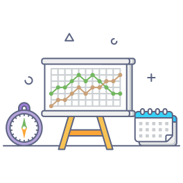 external Presentation-strategy-smashingstocks-filled-outline-smashing-stocks icon