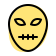 external alien-head-with-mouth-stitched-isolated-on-white-background-astronomy-fresh-tal-revivo icon