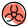 external biohazard-warning-danger-logotype-isolated-on-a-white-background-hospital-fresh-tal-revivo icon