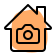 external house-under-security-with-cctv-cameras-isolated-on-a-white-background-house-fresh-tal-revivo icon