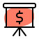 external money-and-sales-presentation-on-board-graph-presentation-fresh-tal-revivo icon