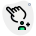 external add-additional-user-logotype-for-touch-screen-device-touch-green-tal-revivo icon