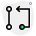 external algorithm-diagram-from-one-node-to-another-node-pathway-development-green-tal-revivo icon