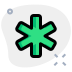 external asterisk-key-for-computer-keyboard-layout-function-keyboard-green-tal-revivo icon