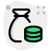 external bag-full-of-coins-saving-collection-sack-money-green-tal-revivo icon