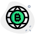 external bitcoin-currency-global-launch-availability-with-symbol-crypto-green-tal-revivo icon