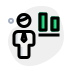 external button-alignment-of-a-word-document-for-an-businessman-to-adjust-full-green-tal-revivo icon