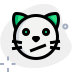 external confused-cat-facial-expression-emoji-for-instant-messenger-animal-green-tal-revivo icon