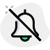 external disable-sound-on-portable-devices-with-bell-logotype-strikethrough-obliquely-date-green-tal-revivo icon