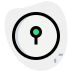 external door-access-keyhole-with-secure-keyway-access-login-green-tal-revivo icon