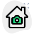 external house-under-security-with-cctv-cameras-isolated-on-a-white-background-house-green-tal-revivo icon