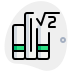 external library-book-stack-on-a-quadratic-equation-and-mathematics-library-green-tal-revivo icon